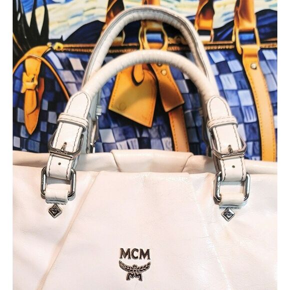 NWOT - MCM Limited Edition White Handbag - Picture 3 of 9